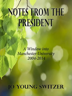 cover image of Notes from the President